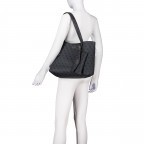 Shopper Brenton 4G-Logo Bag in Bag, Farbe: anthrazit, cognac, Marke: Guess, Abmessungen in cm: 36x28x13, Bild 5 von 7