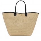 Tasche Le Pliage Collection L, Farbe: schwarz, braun, taupe/khaki, Marke: Longchamp, Abmessungen in cm: 28x35x20, Bild 3 von 5