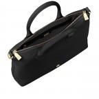 Handtasche Zita M, Farbe: schwarz, blau/petrol, Marke: AIGNER, Abmessungen in cm: 29x39x12, Bild 6 von 7