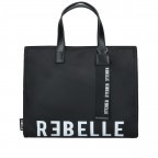 Handtasche Electra, Farbe: schwarz, grau, blau/petrol, grün/oliv, flieder/lila, Marke: Rebelle, Abmessungen in cm: 33x29x16, Bild 1 von 9