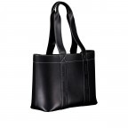 Shopper Becky UP Tote Bag, Farbe: schwarz, taupe/khaki, rot/weinrot, Marke: HUGO, Abmessungen in cm: 36.5x27x15.5, Bild 2 von 5
