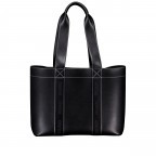 Shopper Becky UP Tote Bag, Farbe: schwarz, taupe/khaki, rot/weinrot, Marke: HUGO, Abmessungen in cm: 36.5x27x15.5, Bild 1 von 5