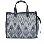 Handtasche Electra, Farbe: grau, blau/petrol, Marke: Rebelle, Abmessungen in cm: 33x29x16, Bild 3 von 7
