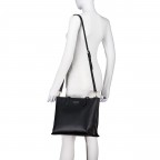 Shopper Fall Relove Recycle, Farbe: schwarz, cognac, Marke: Valentino Bags, Abmessungen in cm: 33x27x14, Bild 5 von 7