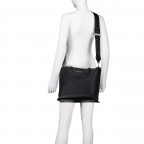 Shopper Fall Relove Recycle, Farbe: schwarz, cognac, Marke: Valentino Bags, Abmessungen in cm: 33x27x14, Bild 6 von 7