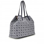 Shopper Neda 4G-Logo Peony variabel in der Form, Farbe: blau/petrol, braun, Marke: Guess, Abmessungen in cm: 39.5x33.5x20.5, Bild 3 von 9