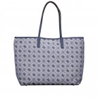 Shopper Neda 4G-Logo Peony variabel in der Form, Farbe: blau/petrol, braun, Marke: Guess, Abmessungen in cm: 39.5x33.5x20.5, Bild 9 von 9