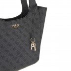 Shopper Calista 4G-Logo mit herausnehmbarer Tasche, Farbe: anthrazit, braun, Marke: Guess, Abmessungen in cm: 25x28.5x13, Bild 8 von 8
