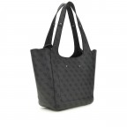 Shopper Calista 4G-Logo mit herausnehmbarer Tasche, Farbe: anthrazit, braun, Marke: Guess, Abmessungen in cm: 25x28.5x13, Bild 3 von 8
