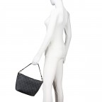 Shopper Calista 4G-Logo mit herausnehmbarer Tasche, Farbe: anthrazit, braun, Marke: Guess, Abmessungen in cm: 25x28.5x13, Bild 4 von 8