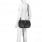 Handtasche Katya 4G-Logo, Farbe: anthrazit, braun, Marke: Guess, Abmessungen in cm: 28.5x21x10, Bild 6 von 7