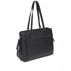 Shopper Bergamo Lucca mit Laptopfach 13 Zoll, Farbe: schwarz, braun, Marke: Adax, Abmessungen in cm: 37.5x29.5x13.5, Bild 2 von 8