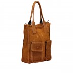 Shopper Velours, Farbe: grau, braun, cognac, grün/oliv, beige, Marke: Hausfelder Manufaktur, Abmessungen in cm: 32x39x11, Bild 2 von 7