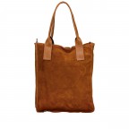 Shopper Velours, Farbe: grau, braun, cognac, grün/oliv, beige, Marke: Hausfelder Manufaktur, Abmessungen in cm: 32x39x11, Bild 3 von 7