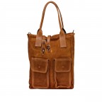 Shopper Velours, Farbe: grau, braun, cognac, grün/oliv, beige, Marke: Hausfelder Manufaktur, Abmessungen in cm: 32x39x11, Bild 1 von 7