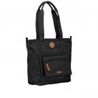 Shopper Tote Bag Medium, Farbe: schwarz, blau/petrol, rosa/pink, Marke: Cabaia, Abmessungen in cm: 34.5x36x15, Bild 2 von 5