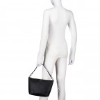 Tasche Calista 2 in 1, Farbe: schwarz, braun, Marke: Guess, Abmessungen in cm: 25x16.5x8, Bild 4 von 7