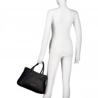 Handtasche Eris Relove Recycle, Farbe: schwarz, beige, Marke: Valentino Bags, Abmessungen in cm: 34.5x24x12, Bild 4 von 7