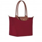Shopper Le Pliage Shopper L, Farbe: anthrazit, grau, blau/petrol, cognac, taupe/khaki, grün/oliv, rot/weinrot, flieder/lila, rosa/pink, orange, gelb, Marke: Longchamp, Abmessungen in cm: 31x30x19, Bild 2 von 4