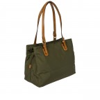 Shopper X-BAG & X-Travel 3 Fächer Größe M, Farbe: schwarz, blau/petrol, braun, cognac, taupe/khaki, grün/oliv, rot/weinrot, beige, Marke: Brics, Abmessungen in cm: 32x25x15, Bild 4 von 7