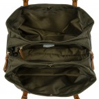 Shopper X-BAG & X-Travel 3 Fächer Größe M, Farbe: schwarz, blau/petrol, braun, cognac, taupe/khaki, grün/oliv, rot/weinrot, beige, Marke: Brics, Abmessungen in cm: 32x25x15, Bild 6 von 7