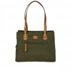 Shopper X-BAG & X-Travel 3 Fächer Größe M, Farbe: schwarz, blau/petrol, braun, cognac, taupe/khaki, grün/oliv, rot/weinrot, beige, Marke: Brics, Abmessungen in cm: 32x25x15, Bild 1 von 7