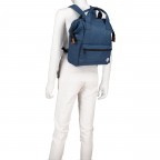 Fahrradtasche Rucksack mit Gepäckträgerbefestigung Shadow Blue, Farbe: blau/petrol, Marke: Blackbeat, EAN: 8720088706985, Abmessungen in cm: 25x35x15, Bild 4 von 9