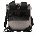 Fahrradtasche / Rucksack für Gepäckträgerbefestigung Grau, Farbe: grau, Marke: Blackbeat, EAN: 4066727000149, Abmessungen in cm: 28x45x11, Bild 4 von 8