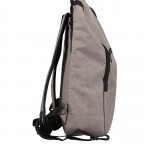 Fahrradtasche / Rucksack für Gepäckträgerbefestigung Grau, Farbe: grau, Marke: Blackbeat, EAN: 4066727000149, Abmessungen in cm: 28x45x11, Bild 8 von 8