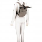 Fahrradtasche / Rucksack für Gepäckträgerbefestigung Beige, Farbe: beige, Marke: Blackbeat, EAN: 4066727000361, Abmessungen in cm: 20x33x10, Bild 5 von 10
