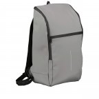 Fahrradtasche / Rucksack für Gepäckträgerbefestigung Grau, Farbe: grau, Marke: Blackbeat, EAN: 4066727000514, Abmessungen in cm: 28x45x11, Bild 2 von 8