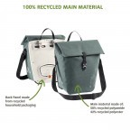 Fahrradtasche Made in Germany ReCycle Back Paar Black, Farbe: schwarz, Marke: Vaude, EAN: 4062218267213, Abmessungen in cm: 35x36x21, Bild 7 von 8