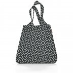 Falttasche Mini Maxi Shopper, Farbe: schwarz, anthrazit, grau, blau/petrol, braun, cognac, taupe/khaki, grün/oliv, rot/weinrot, flieder/lila, orange, beige, weiß, bunt, Marke: Reisenthel, Abmessungen in cm: 43.5x63x6, Bild 1 von 2