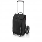 Einkaufsroller Citycruiser Set aus Rack und Rolltop-Tasche, Farbe: schwarz, anthrazit, blau/petrol, bunt, Marke: Reisenthel, Abmessungen in cm: 47.5x105.5x39, Bild 2 von 4