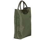 Einkaufstasche Le Pliage Green Totebag M, Farbe: anthrazit, blau/petrol, grün/oliv, Marke: Longchamp, Abmessungen in cm: 36.5x39.5x11.5, Bild 2 von 5