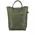 Einkaufstasche Le Pliage Green Totebag M, Farbe: anthrazit, blau/petrol, grün/oliv, Marke: Longchamp, Abmessungen in cm: 36.5x39.5x11.5, Bild 1 von 5