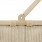 Einkaufskorb Carrybag Cord, Farbe: grau, beige, Marke: Reisenthel, Abmessungen in cm: 48x29x28, Bild 6 von 6