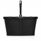 Einkaufskorb Carrybag Black Black, Farbe: schwarz, Marke: Reisenthel, EAN: 4012013586552, Abmessungen in cm: 48x29x28, Bild 2 von 6