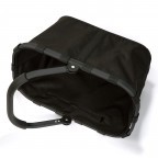 Einkaufskorb Carrybag Black Black, Farbe: schwarz, Marke: Reisenthel, EAN: 4012013586552, Abmessungen in cm: 48x29x28, Bild 4 von 6