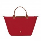 Handtasche Le Pliage Handtasche M Rot, Farbe: rot/weinrot, Marke: Longchamp, EAN: 3597920599082, Abmessungen in cm: 30x28x20, Bild 3 von 5