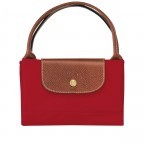 Handtasche Le Pliage Handtasche M Rot, Farbe: rot/weinrot, Marke: Longchamp, EAN: 3597920599082, Abmessungen in cm: 30x28x20, Bild 5 von 5