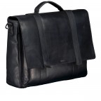 Aktentasche Cerratano Kreon MHF, Farbe: schwarz, cognac, Marke: Joop!, Abmessungen in cm: 40x33x13, Bild 2 von 7