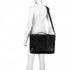 Aktentasche Cerratano Kreon MHF, Farbe: schwarz, cognac, Marke: Joop!, Abmessungen in cm: 40x33x13, Bild 5 von 7