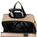 Pilotenkoffer Vezzola 4G-Logo mit USB-Anschluss für Powerbank Braun Ochre, Farbe: braun, Marke: Guess, EAN: 7621701507594, Abmessungen in cm: 42x35x19, Bild 8 von 10