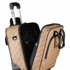 Pilotenkoffer Vezzola 4G-Logo mit USB-Anschluss für Powerbank Braun Ochre, Farbe: braun, Marke: Guess, EAN: 7621701507594, Abmessungen in cm: 42x35x19, Bild 10 von 10