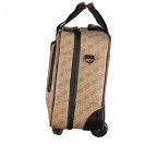 Pilotenkoffer Vezzola 4G-Logo mit USB-Anschluss für Powerbank Braun Ochre, Farbe: braun, Marke: Guess, EAN: 7621701507594, Abmessungen in cm: 42x35x19, Bild 3 von 10