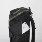 Rucksack Dynamic Large mit Laptopfach 15 Zoll, Farbe: schwarz, grün/oliv, Marke: Doughnut, Abmessungen in cm: 29x50x14, Bild 8 von 8