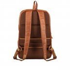 Rucksack Vintage 3.0 mit Laptopfach 15 Zoll Schwarz, Farbe: schwarz, Marke: Hausfelder Manufaktur, EAN: 4065646007079, Abmessungen in cm: 30x44x13, Bild 4 von 9