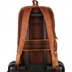 Rucksack Vintage 3.0 mit Laptopfach 15 Zoll Schwarz, Farbe: schwarz, Marke: Hausfelder Manufaktur, EAN: 4065646007079, Abmessungen in cm: 30x44x13, Bild 7 von 9