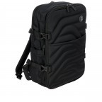 Rucksack / Reisetasche B|Y by Brics Two Way Underseater erweiterbar im Volumen, Farbe: schwarz, grün/oliv, Marke: Brics, Abmessungen in cm: 30x42x14, Bild 2 von 8